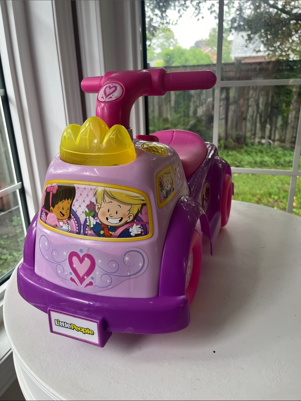 Little People Ride on Car Pink